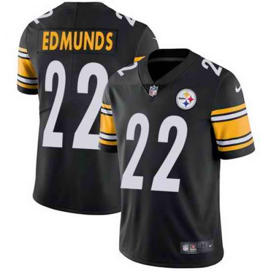 Nike Steelers #22 Terrell Edmunds Black Team Color Mens Stitched NFL Vapor Untouchable Limited Jersey